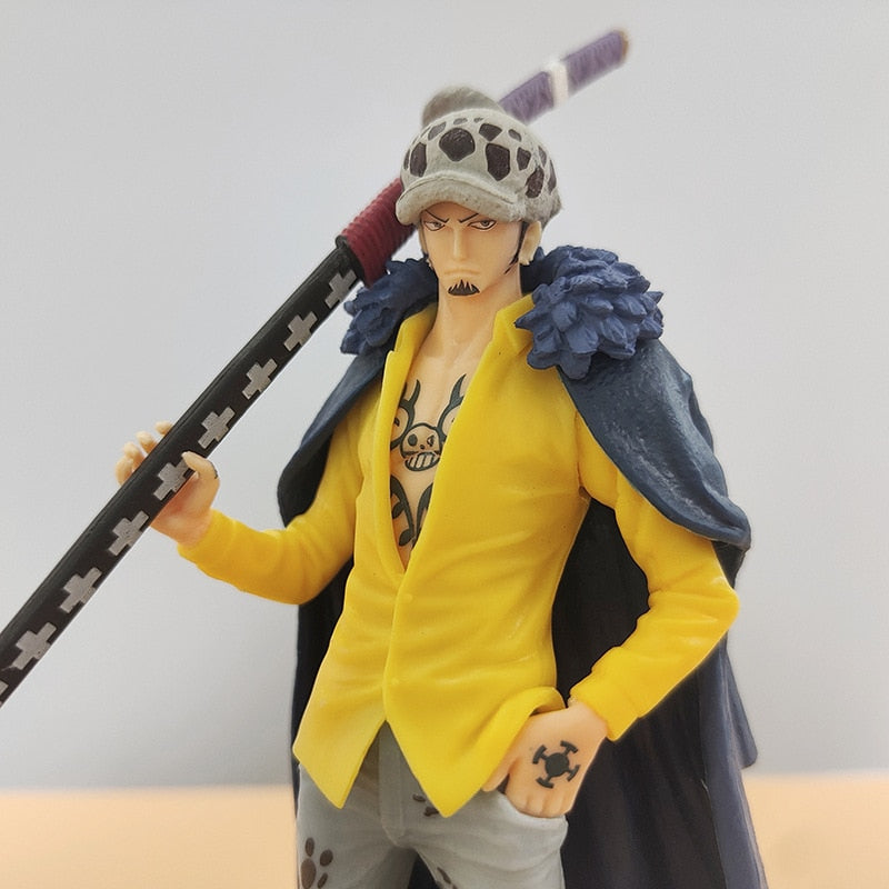 20cm Japanese Anime Figure One Piece DXF Wano Country Trafalgar Law PVC Statue Collection Model Toys Gifts