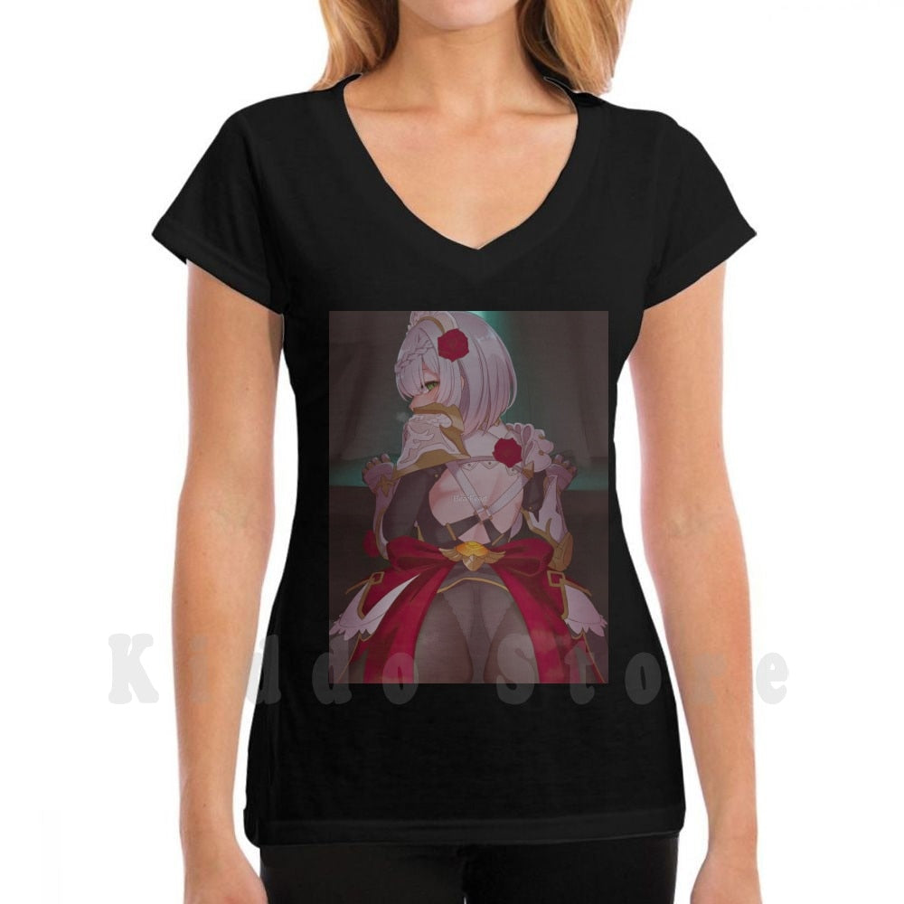 Noelle Is Ready Alt T Shirt Cotton Men Diy Print Cool Tee Anime Manga Waifu Weeb Japanese Kawaii Japan Aesthetic Ecchi Girls