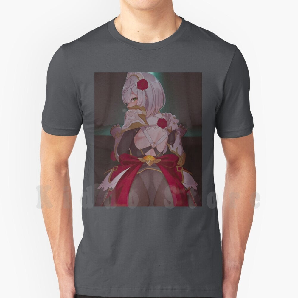 Noelle Is Ready Alt T Shirt Cotton Men Diy Print Cool Tee Anime Manga Waifu Weeb Japanese Kawaii Japan Aesthetic Ecchi Girls