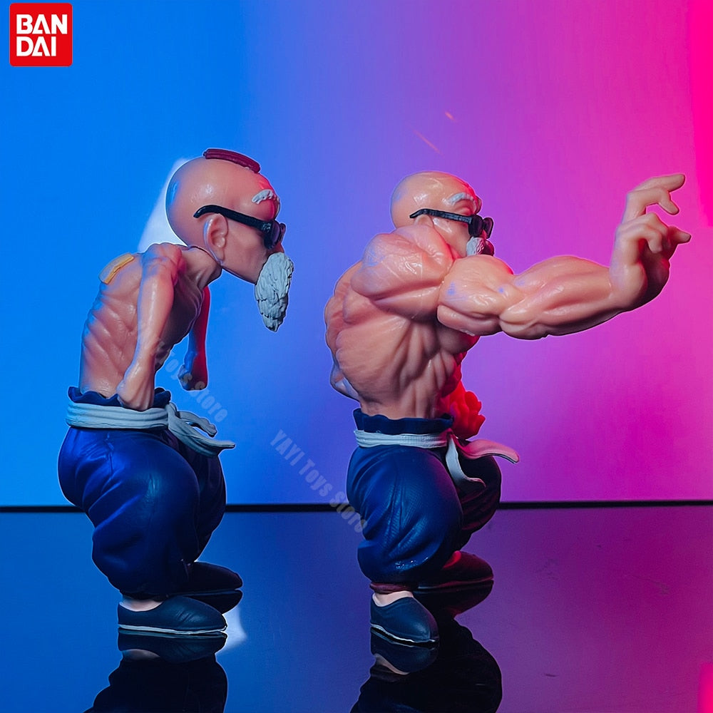 New Anime Dragon Ball Figure Master Roshi Action Figure Muscle Strengthening Form Toys Gifts PVC Model Collectible Ornament