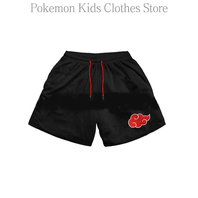 Anime Naruto Shorts Men Casual Beach Pants Fitness Sports Pants Summer GYM Workout Shorts Cartoon 3d Swimming Pants